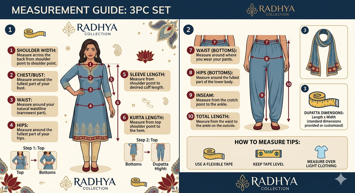 Radhya Collection | Premium Teal Paisley Kurta Set with Dupatta