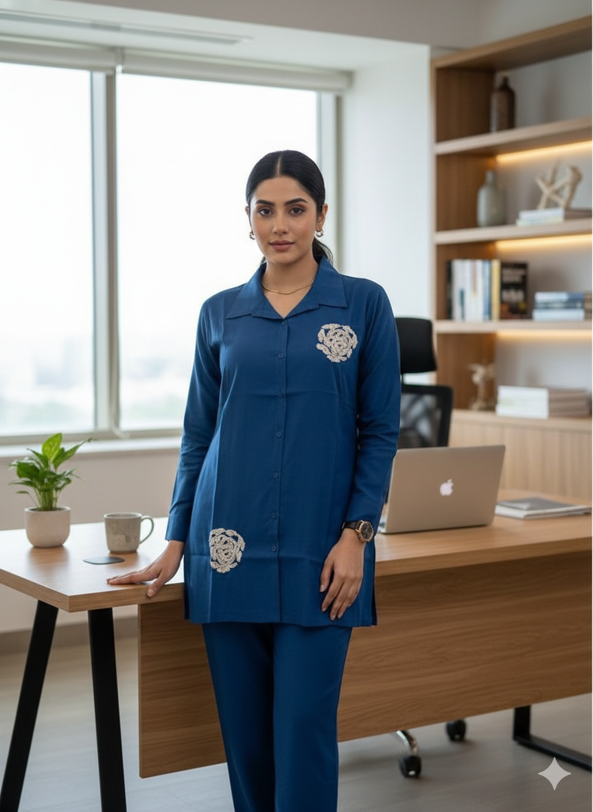 The "Vira" Chic Rayon Cord Set