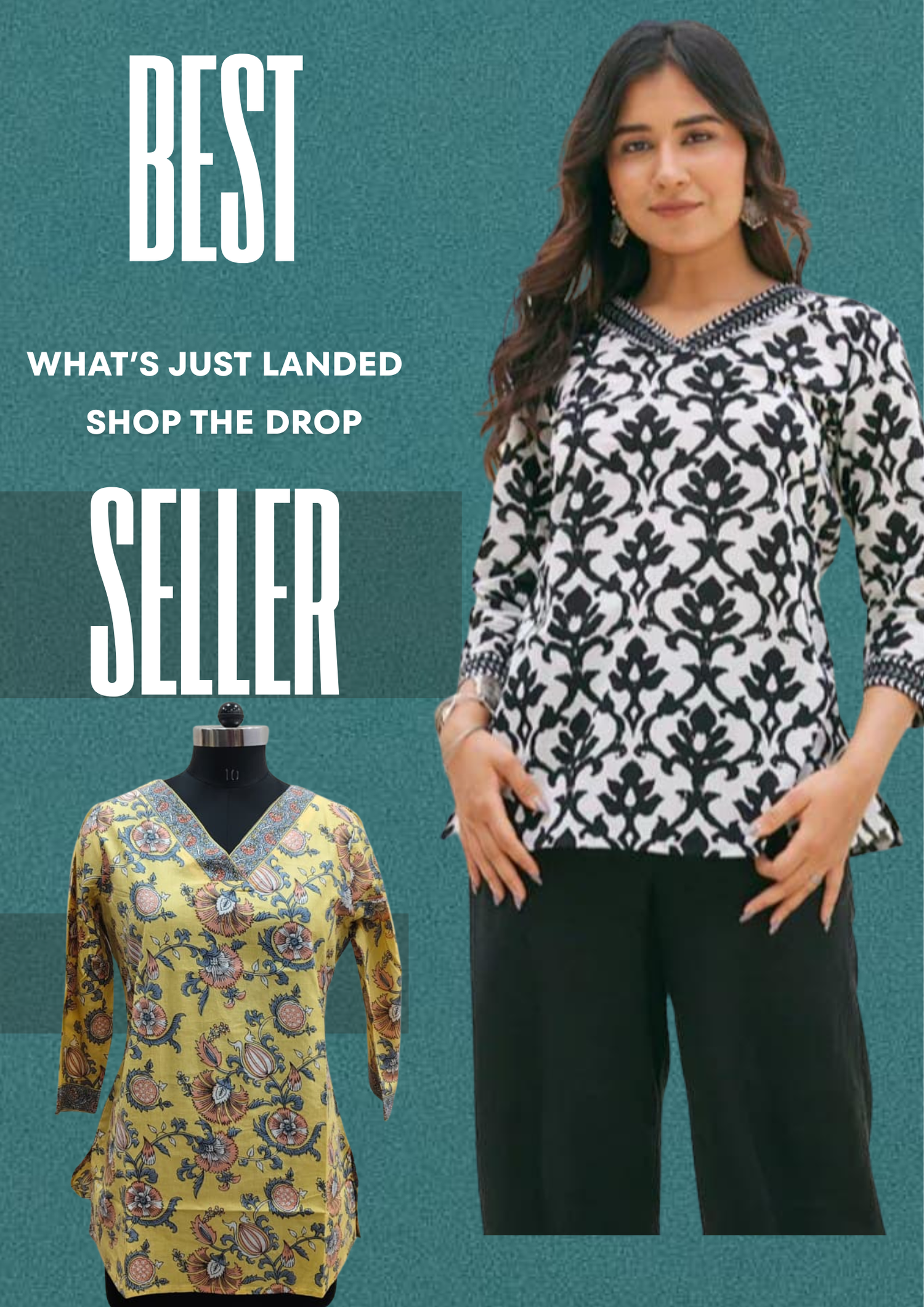 Best Seller Handblock Tops