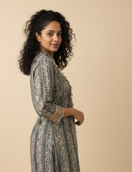 The Grey Floral Co-ord Set