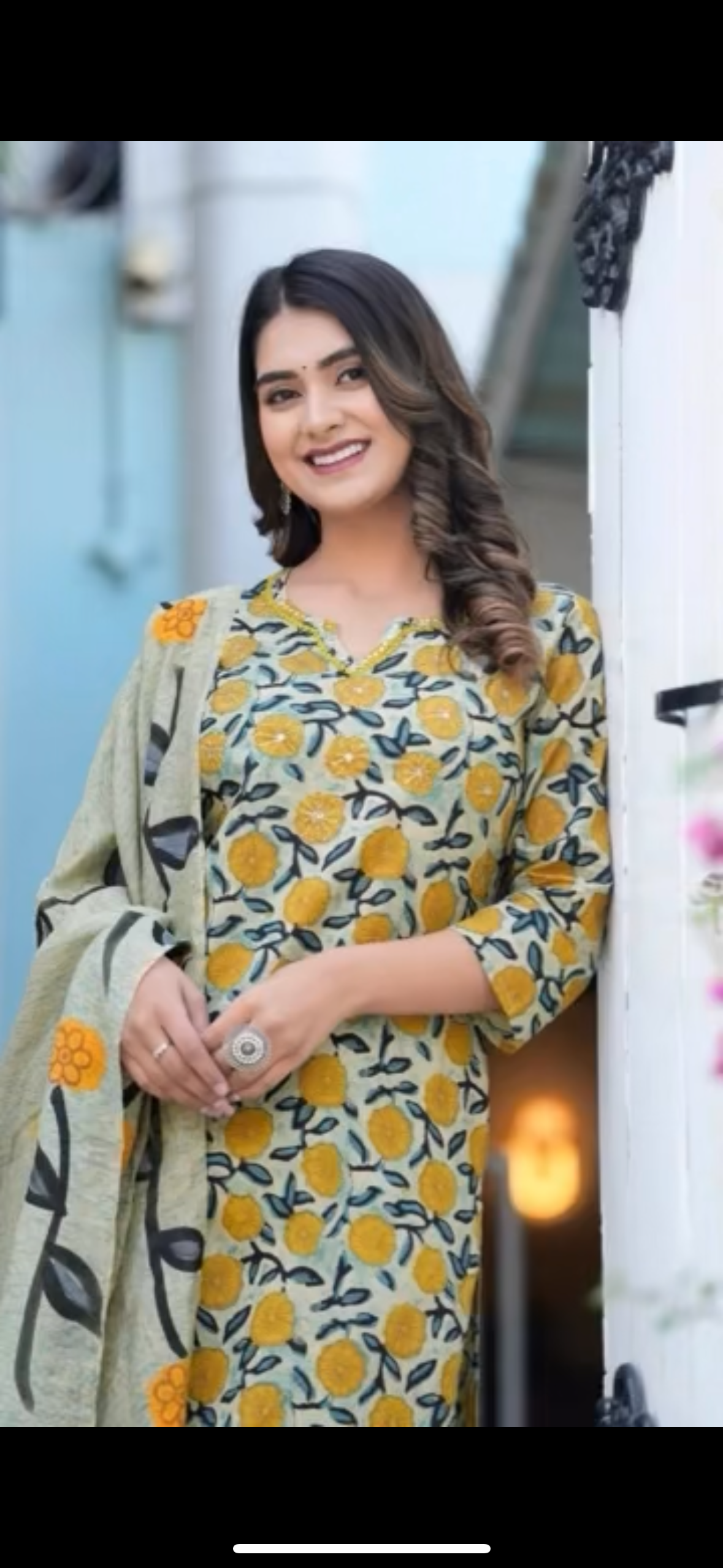 Mustard Leaf Breeze Cotton Suit Set by Radhya
