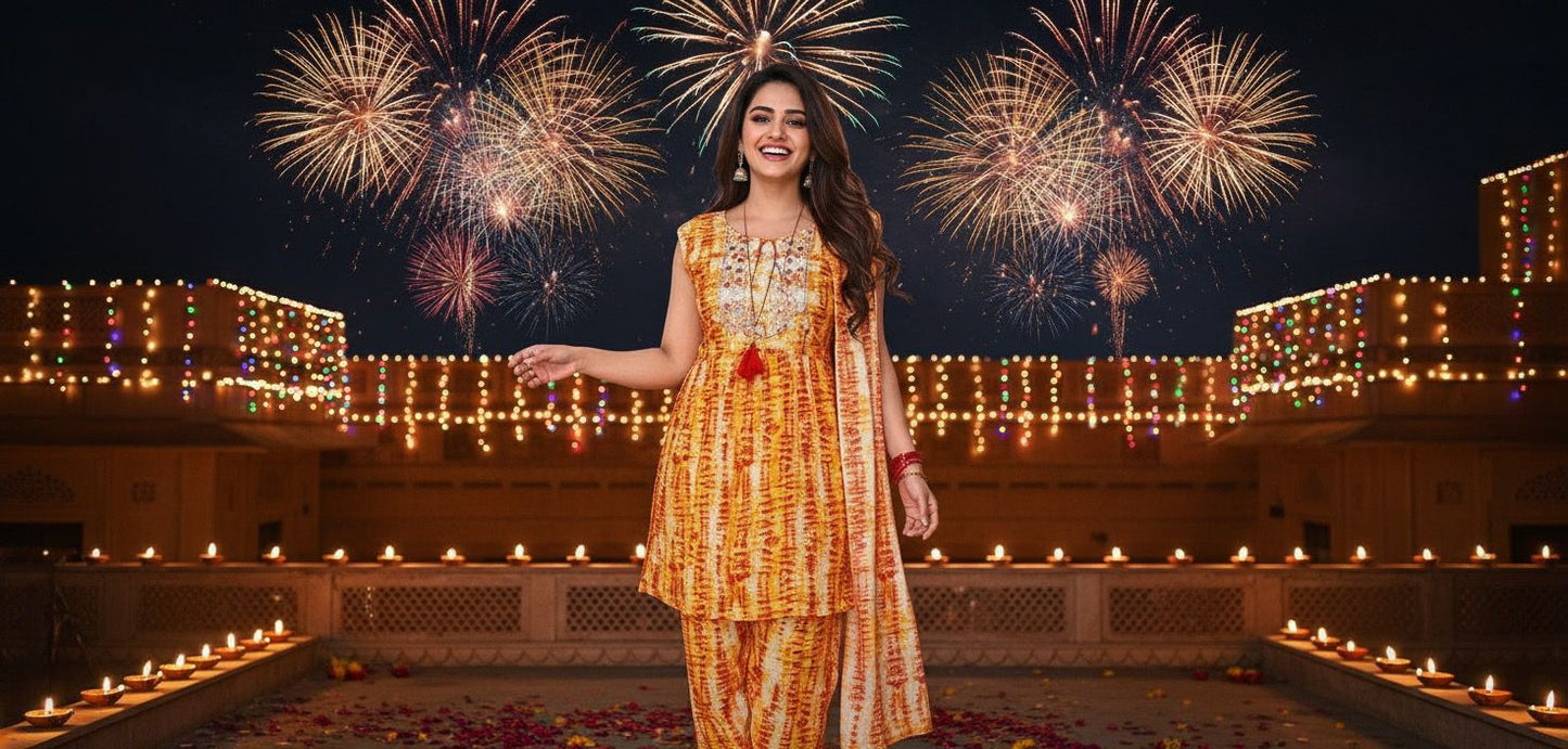 The "Noor" Festive Rayon Sharara Set