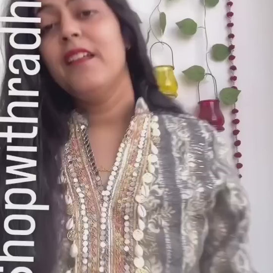 Grey floral kodi co-ord set video